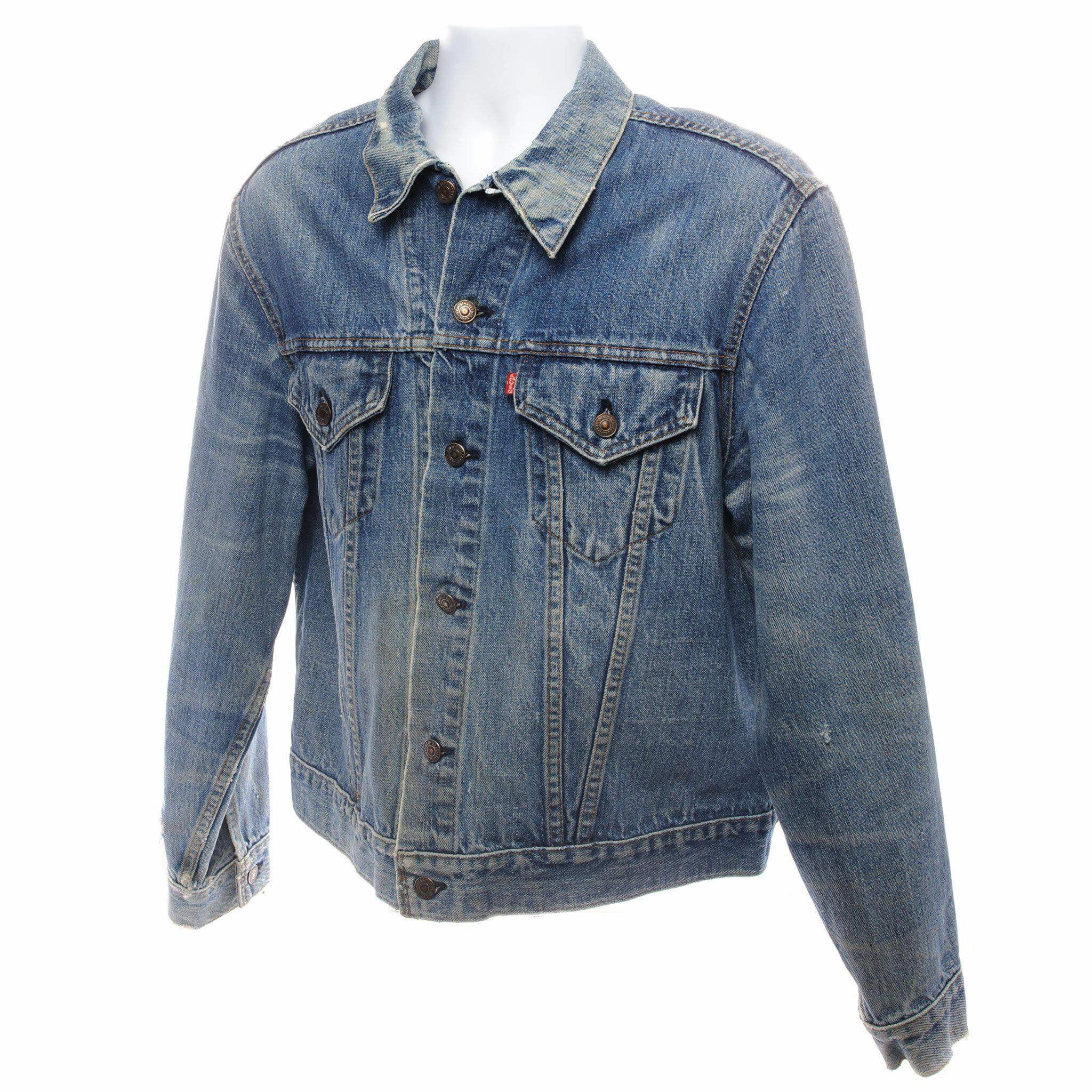 Debate VINTAGE LEVIS JACKET SINGLE STITCH SIZE 46 MADE IN USA