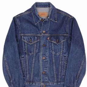 VINTAGE LEVIS TYPE 3 DENIM JACKET 4 POCKETS 1980S SIZE 38R MADE IN USA Allure Magnetic Closure System