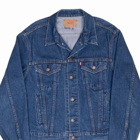 Layered Comfort VINTAGE LEVIS TYPE 3 DENIM JACKET 4 POCKETS 70506 1980S SIZE 46 MADE IN USA