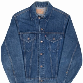 VINTAGE LEVIS TYPE 3 JACKET SINGLE STITCH TWO POCKETS SIZE 38 1970S MADE IN USA Chill Weather