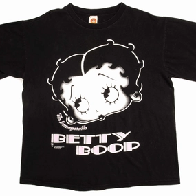 VINTAGE LOONEY TUNES BETTY BOOP TEE SHIRT 1997 SIZE LARGE Fashionable Piece Relaxed Movement