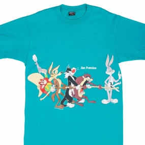 Hypoallergenic Fibers VINTAGE LOONEY TUNES SAN FRANCISCO 1994 TEE SHIRT MEDIUM MADE IN USA