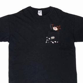 VINTAGE LOONEY TUNES TAZ BOWLING EMBROIDERED POCKET TEE SHIRT 1990S 2XL Summer Ready
