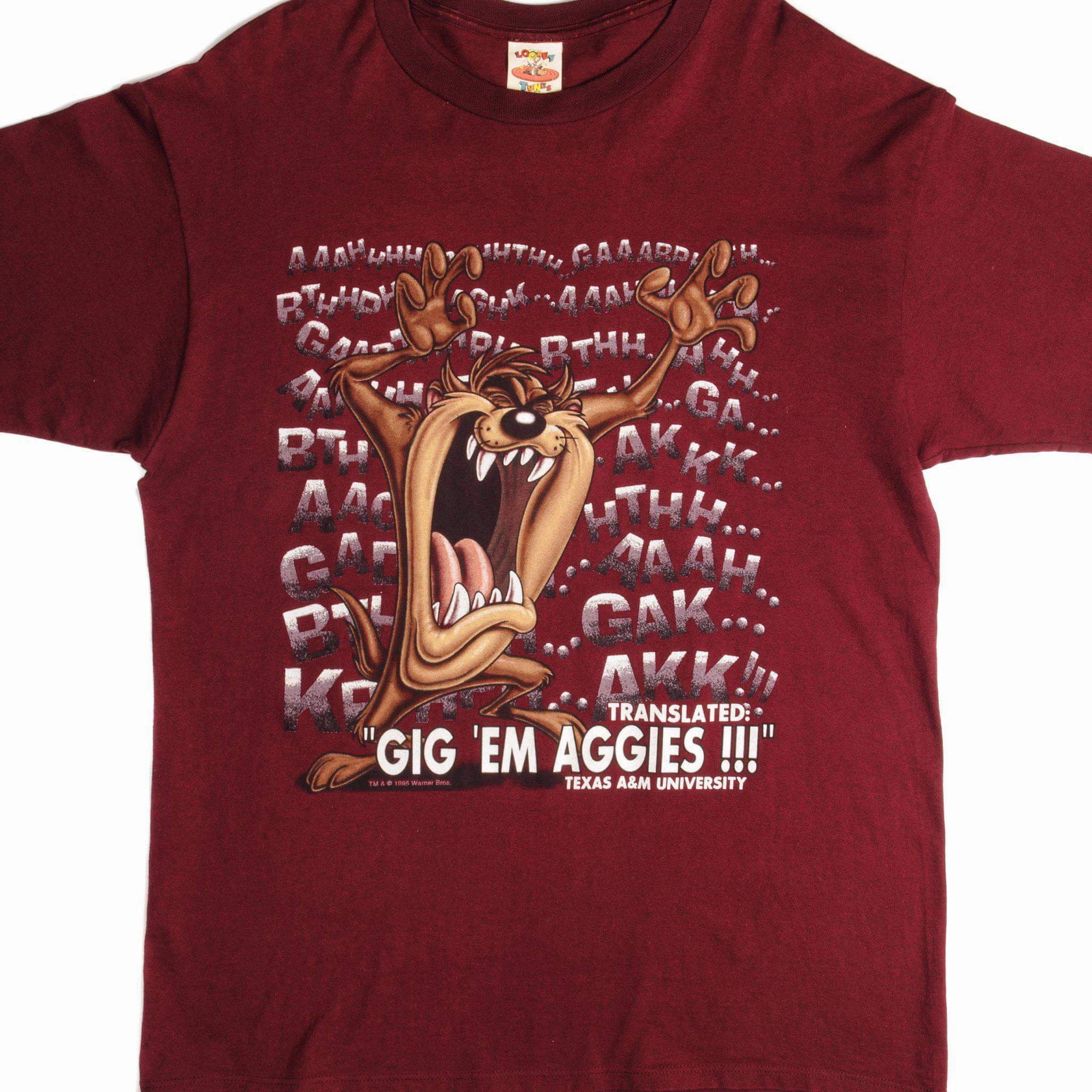 Casual Everyday Chic and Cozy VINTAGE LOONEY TUNES TAZ TEE SHIRT 1995 SIZE XL MADE IN USA