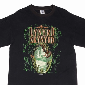 VINTAGE LYNYRD SKYNYRD WORLD TOUR 1993 TEE SHIRT SIZE XL MADE IN USA Cool Layer Wear Sporty Layer