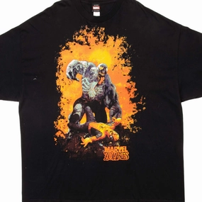 VINTAGE MARVEL VENOM AND SPIDERMAN TEE SHIRT SIZE 3XL Stretch Material