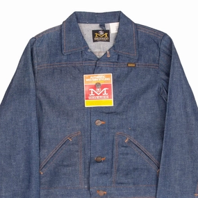 VINTAGE MAVERICK BLUE BELL DENIM JACKET 1970S SIZE 14 WOMAN MADE USA DEADSTOCK rainy Essential Shield