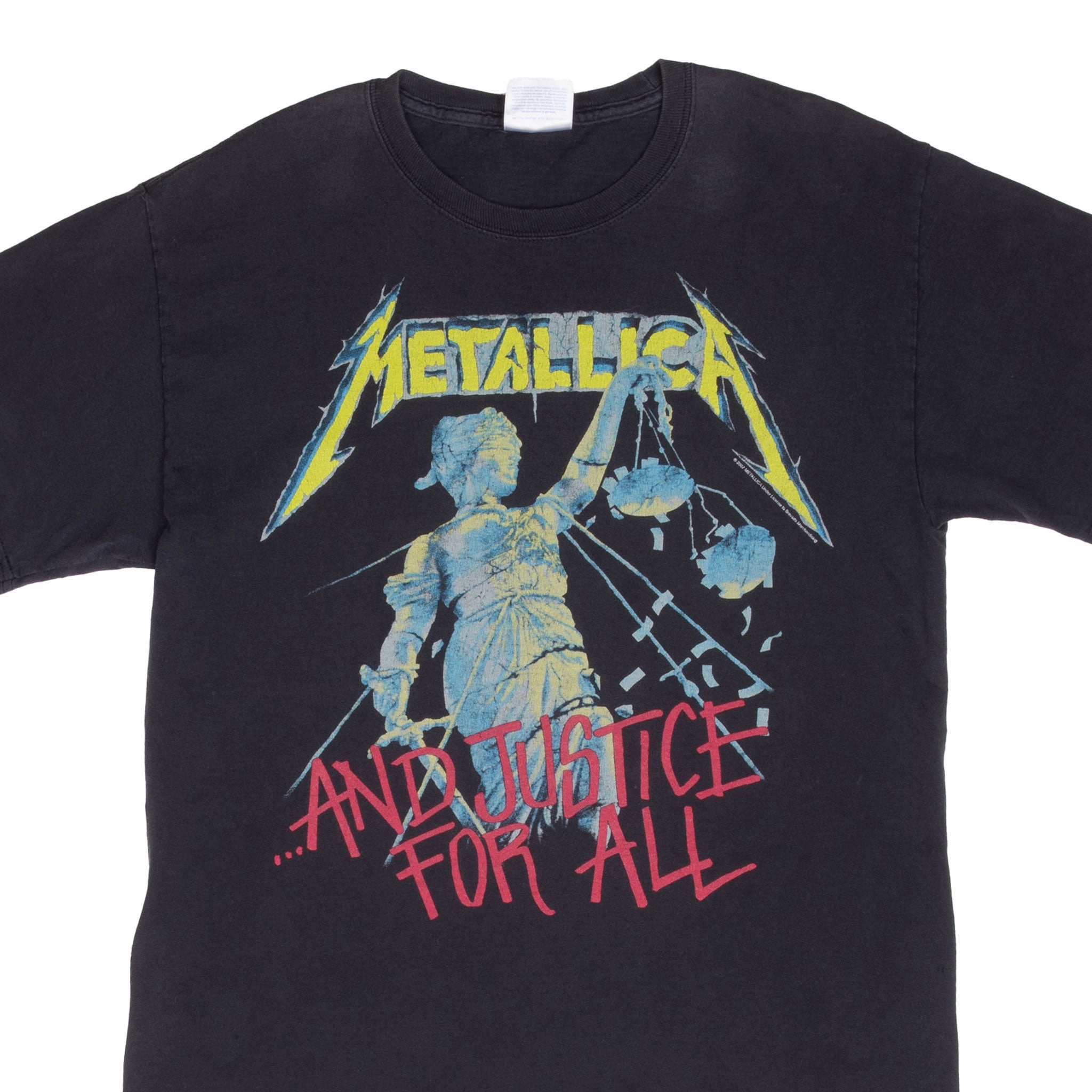 VINTAGE METALLICA AND JUSTICE FOR ALL TEE SHIRT 2007 MEDIUM Informal charm