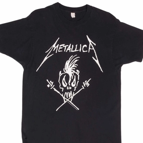 VINTAGE METALLICA NOWHERE ELSE TO ROAM EUROPE TOUR 1993 TEE SHIRT SIZE MEDIUM LayeringFriendly Quick Comfort Design