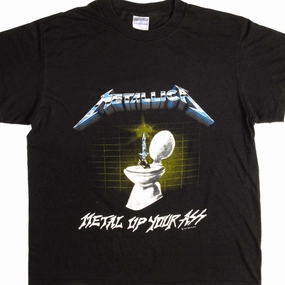 Light Layer VINTAGE METALLICA TEE SHIRT 1989 SIZE MEDIUM MADE IN USA