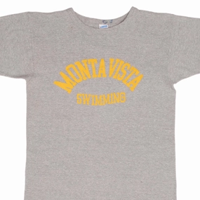 Holiday Casual VINTAGE MONTAVISTA SWIMMING CHAMPION TEE SHIRT 1970S SIZE MEDIUM MADE IN USA