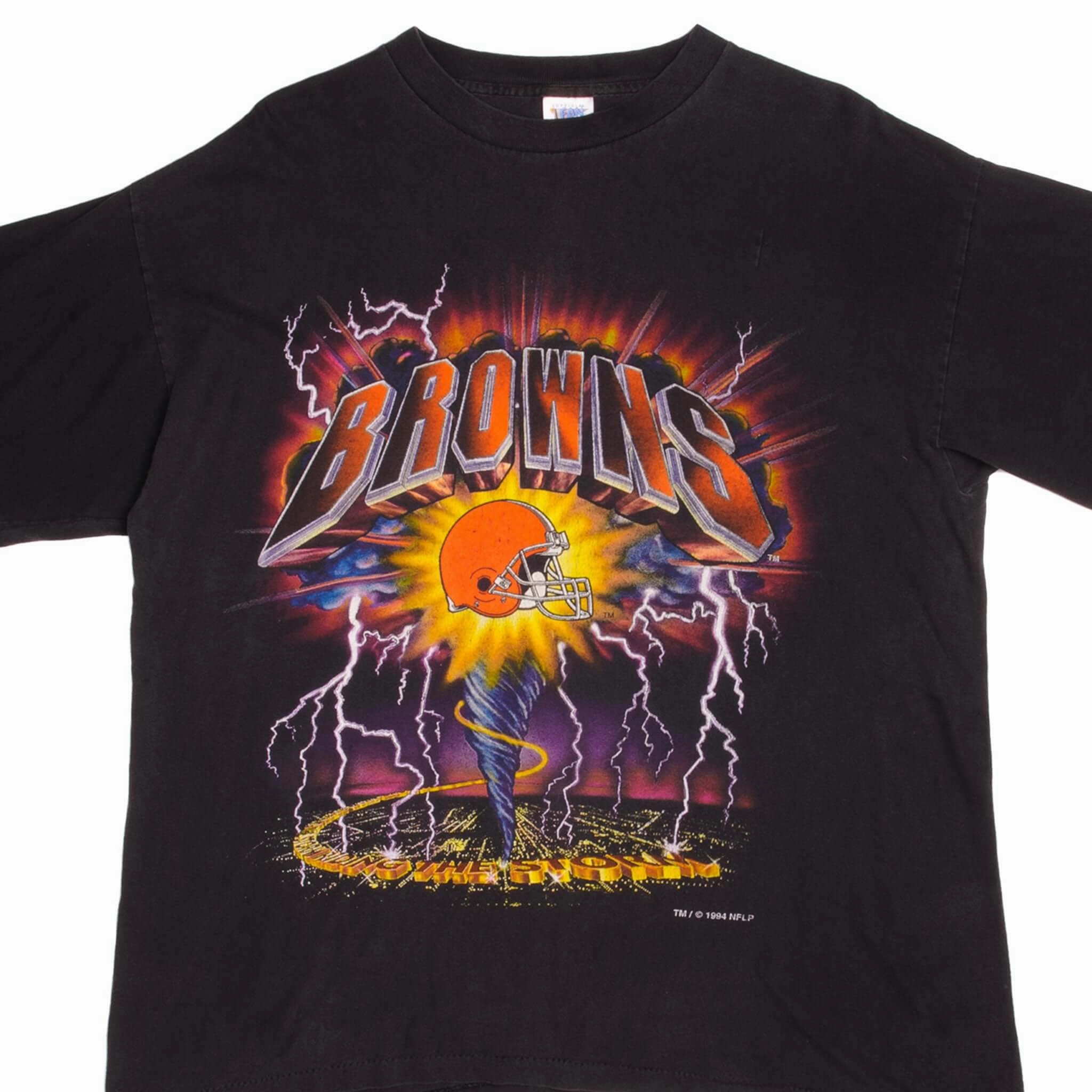 VINTAGE NFL BROWNS TEE SHIRT EARLY 1994 SIZE XL MADE IN USA Casual everyday wear