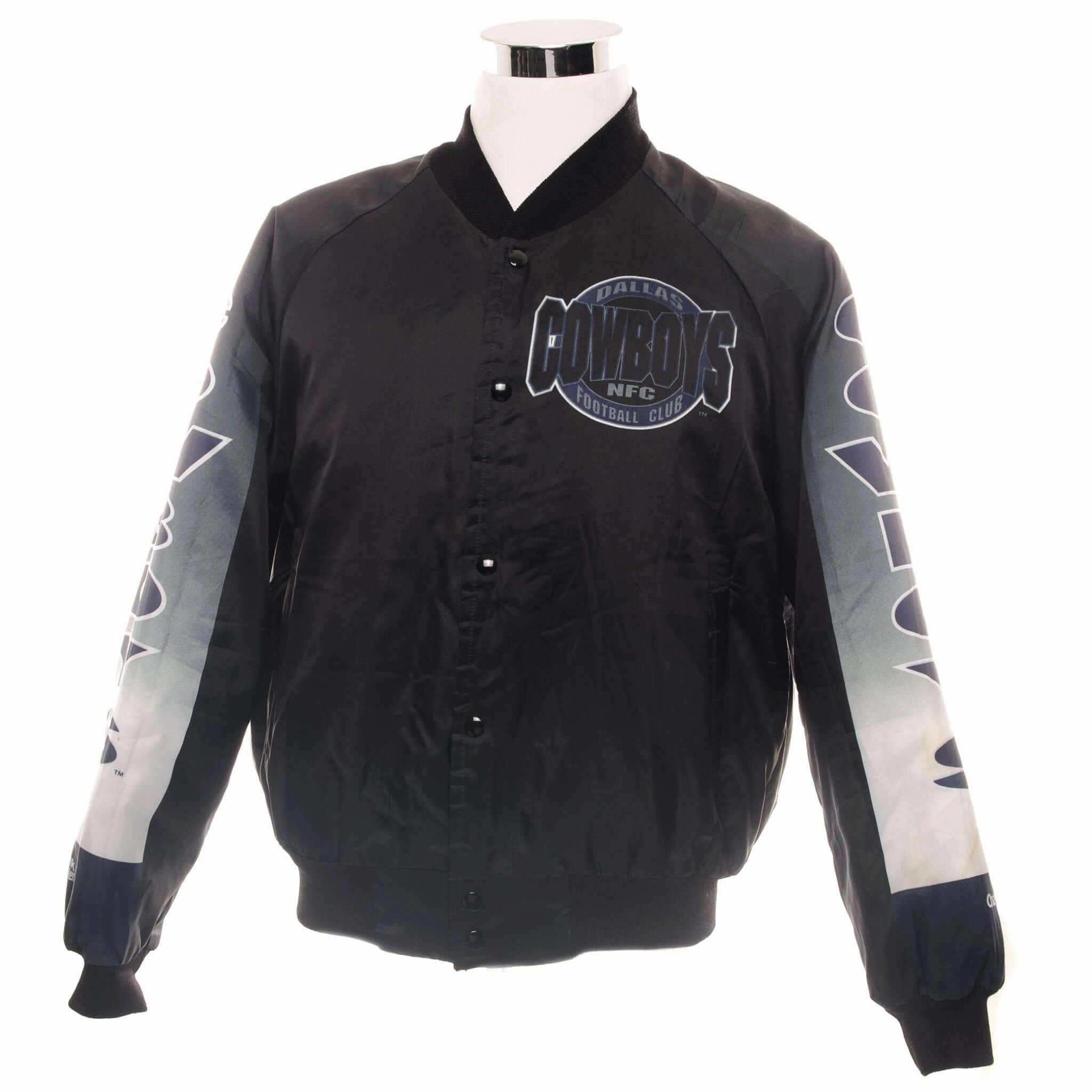 Neutral Tones Urban Mobility VINTAGE NFL DALLAS COWBOYS JACKET SIZE LARGE MADE IN USA