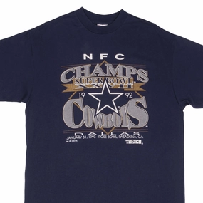 Comfort Apparel Versatile Design VINTAGE NFL DALLAS COWBOYS SUPER BOWL XXVII CHAMPS 1992 TEE SHIRT XL MADE IN USA