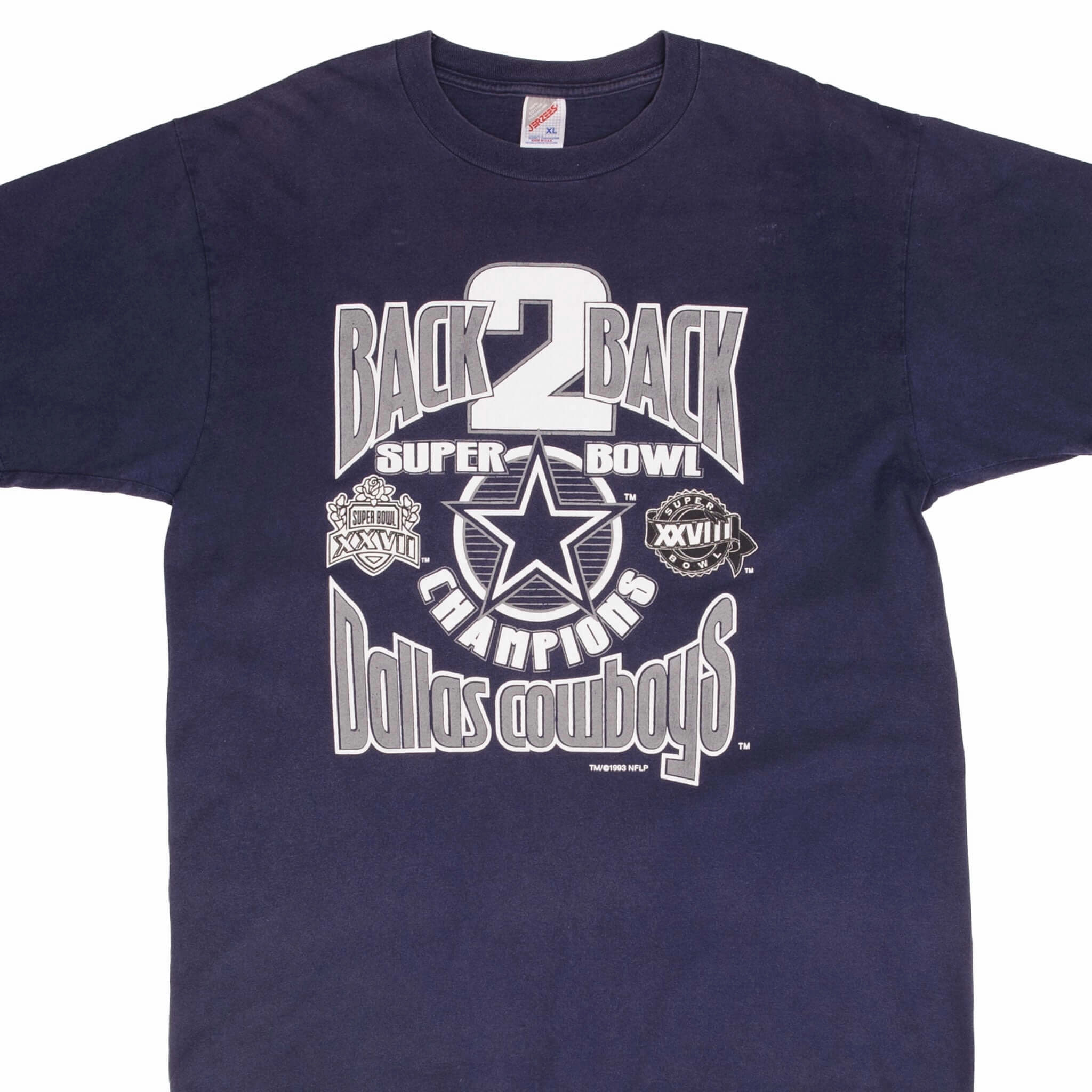 Trendy Vibe Set In Sleeve VINTAGE NFL DALLAS COWBOYS SUPER BOWL XXVIII CHAMPS 1993 TEE SHIRT XL MADE USA