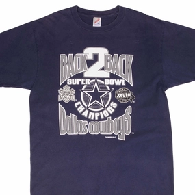 Trendy Vibe Set In Sleeve VINTAGE NFL DALLAS COWBOYS SUPER BOWL XXVIII CHAMPS 1993 TEE SHIRT XL MADE USA