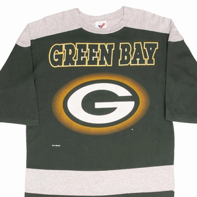 VINTAGE NFL GREEN BAY PACKERS 1993 HALF SLEEVE TEE SHIRT SIZE MEDIUM MADE IN USA Athletic Comfort Wear Essential Comfort