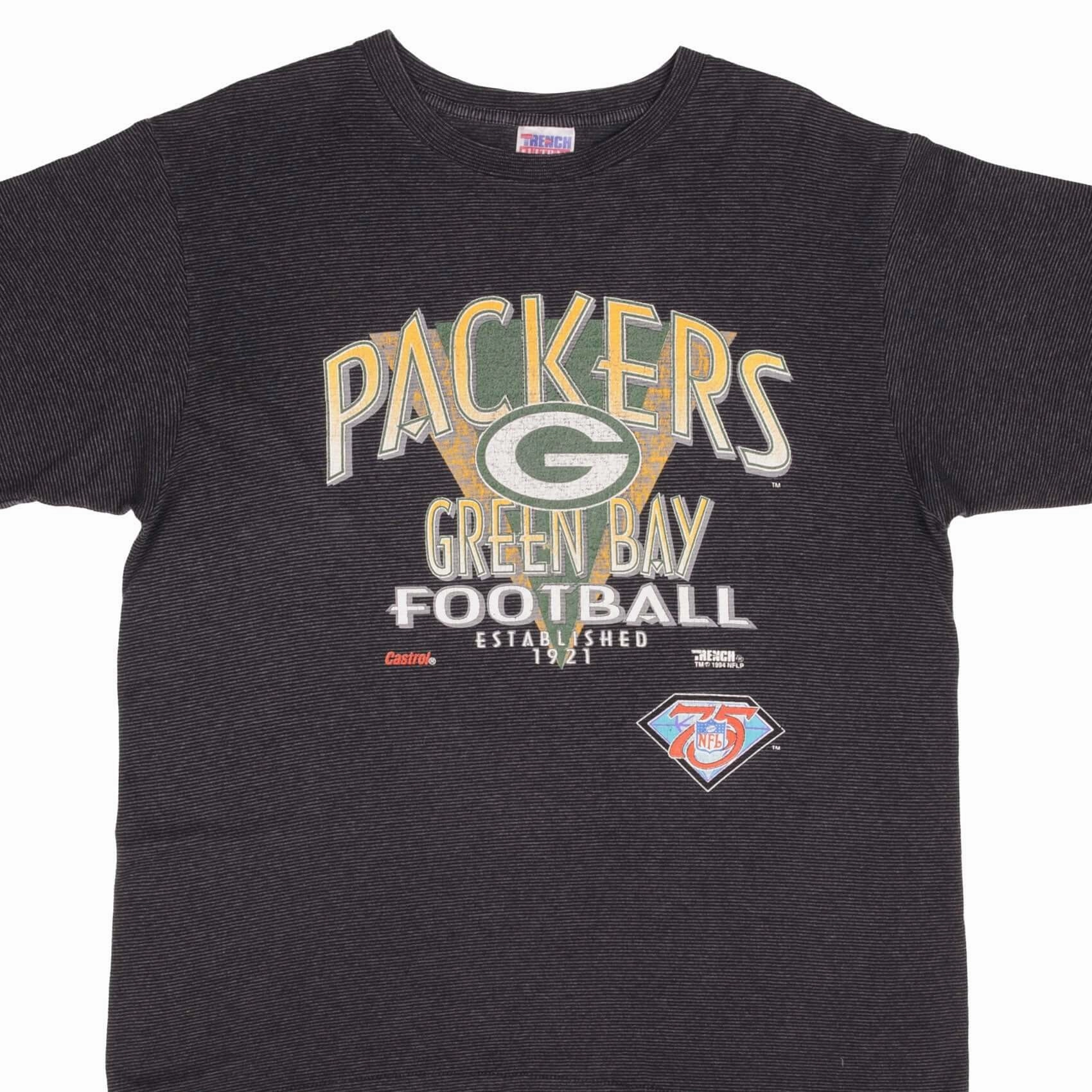 VINTAGE NFL GREEN BAY PACKERS 1994 TEE SHIRT SIZE XL MADE IN USA Textured Surface