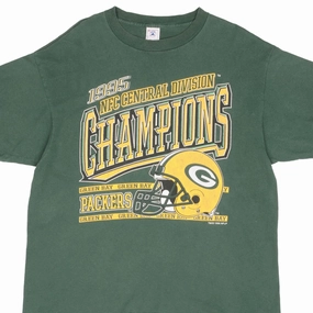 Chic And Comfortable Sleek Comfort Fit VINTAGE NFL GREEN BAY PACKERS NFC CHAMPIONS 1995 TEE SHIRT XL MADE IN USA