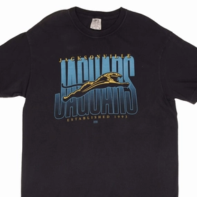 VINTAGE NFL JACKSONVILLE JAGUARS BANNED LOGO TEE SHIRT 2000S SIZE LARGE Cozy And Warm Anti Static Fabric
