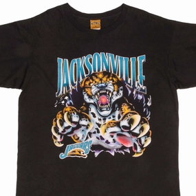 VINTAGE NFL JACKSONVILLE JAGUARS TEE SHIRT 1993 SIZE XL MADE IN USA Adjustable Fit