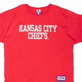 VINTAGE NFL KANSAS CITY CHIEFS 1994 CHAMPION TEE SHIRT 2XL MADE IN USA Sporty Comfort Fit