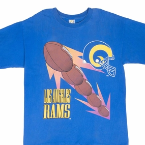 Subtle Embroidery Pre Shrunk Fabric VINTAGE NFL LOS ANGELES RAMS TEE SHIRT 1994 LARGE MADE IN USA