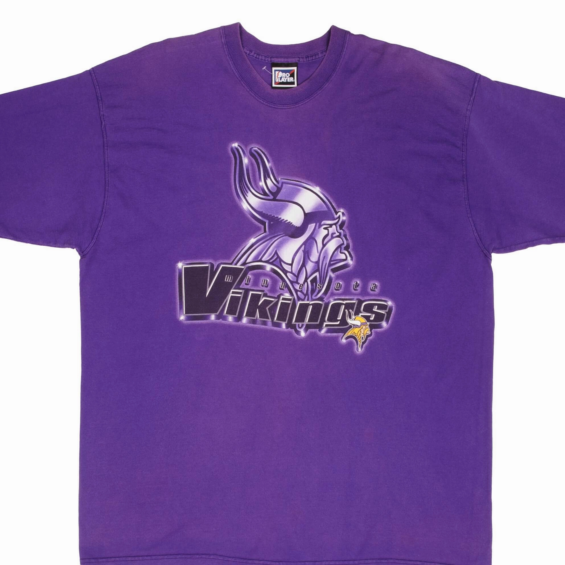 Casual Comfort Design VINTAGE NFL MINNESOTA VIKINGS 1990S TEE SHIRT SIZE 2XL