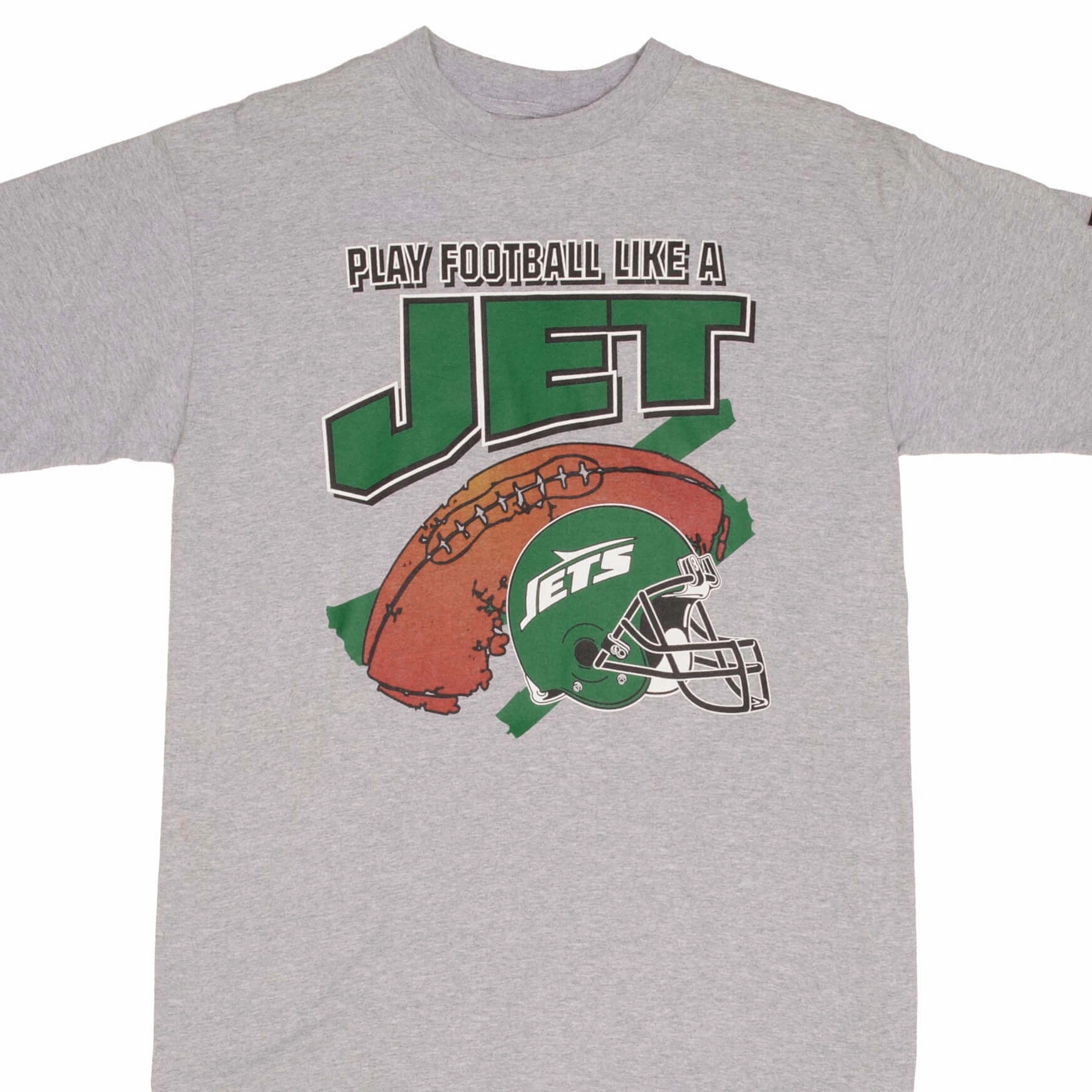 VINTAGE NFL NEW YORK JETS 1997 SIGNED BY JAMES FARRIOR TEE SHIRT MEDIUM MADE USA Comfy Style