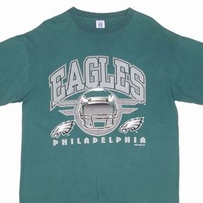 TemperatureControl Fabric VINTAGE NFL PHILADELPHIA EAGLES 1996 TEE SHIRT SIZE XL MADE IN USA