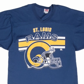 AllSeasonWear Silk combination VINTAGE NFL SAINT LOUIS RAMS 1995 TEE SHIRT LARGE MADE IN USA