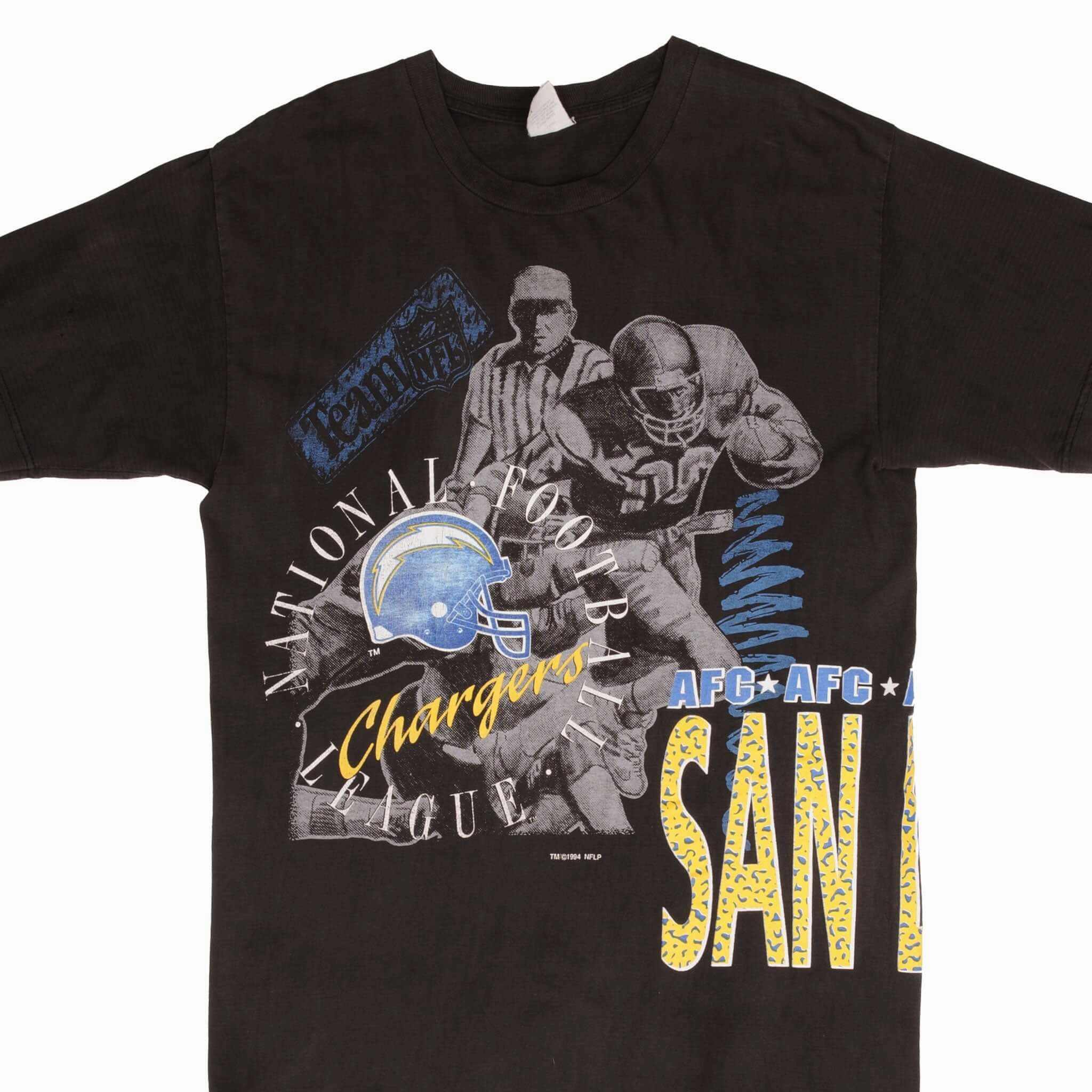 Minimalist purity VINTAGE NFL SAN DIEGO CHARGERS 1994 TEE SHIRT LARGE MADE IN USA
