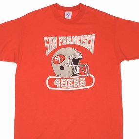 VINTAGE NFL SAN FRANCISCO 49ERS EARLY 1990S TEE SHIRT SIZE LARGE MADE IN USA Bold Statement Relaxed Fit