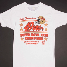Relaxed Wearable VINTAGE NFL SAN FRANCISCO 49ERS SUPER BOWL CHAMPS 1988 TEE SHIRT SMALL MADE USA