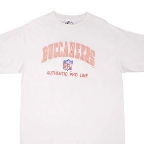 VINTAGE NFL TAMPA BAY BUCCANEERS 1990S EMBROIDERED TEE SHIRT LARGE MADE IN USA Layered Look Wear All-Purpose Comfort