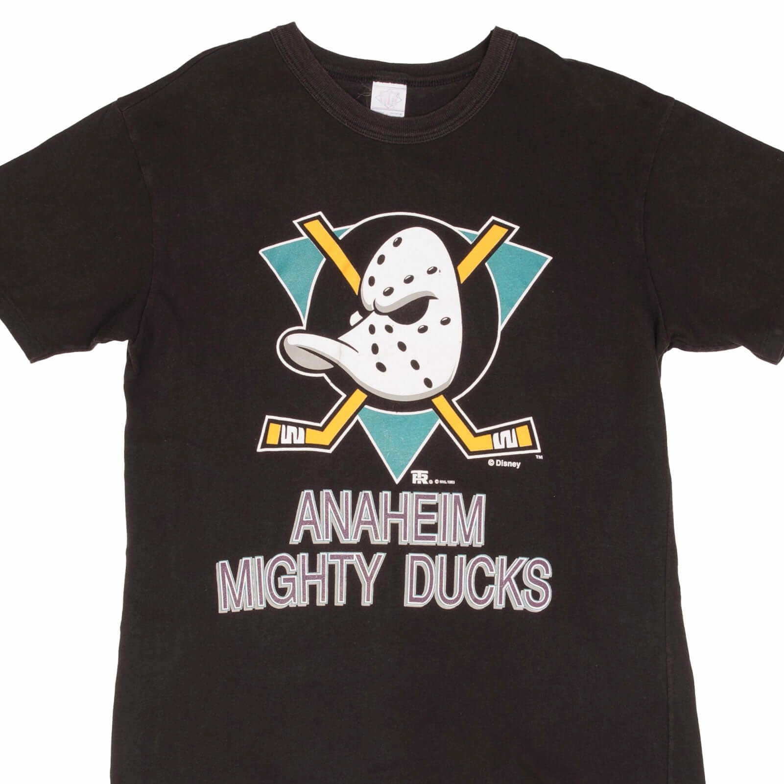 Comfy Style VINTAGE NHL ANAHEIM MIGHTY DUCKS DISNEY TEE SHIRT 1993 SIZE MEDIUM MADE IN USA