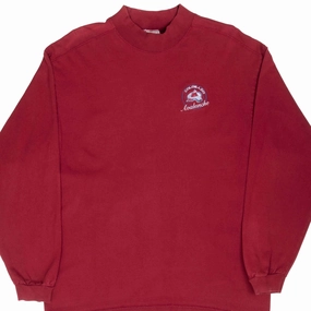 Casual Comfort Top VINTAGE NHL COLORADO AVALANCHE LONG SLEEVE TURTLE NECK TEE SHIRT 1990S LARGE