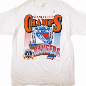 Weekend Wear VINTAGE NHL NEW YORK RANGERS TEE SHIRT 1994 SIZE LARGE