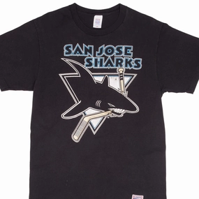 Perfect Layer VINTAGE NHL SAN JOSE SHARKS TEE SHIRT 1990S SIZE LARGE MADE IN USA