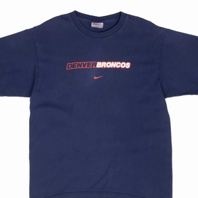 Smart Comfort VINTAGE NIKE NFL DENVER BRONCOS TEE SHIRT 1990S MEDIUM