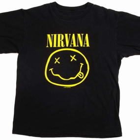 VINTAGE NIRVANA TEE SHIRT 1992 SIZE MEDIUM Versatile Wear