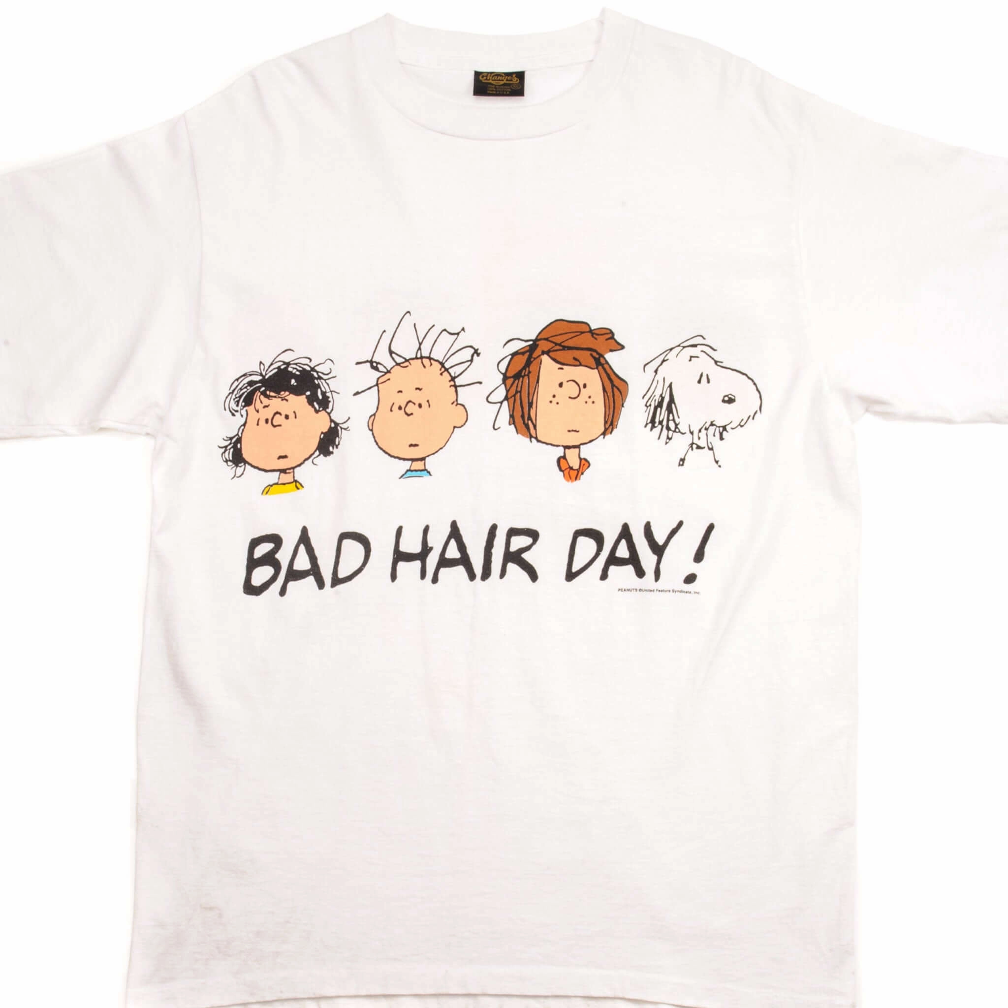 VINTAGE PEANUTS TEE SHIRT SIZE XL MADE IN USA Layered Wear