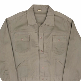 Layer Match hunters VINTAGE PLEATED 1960s DENIM JACKET SIZE 46 DEADSTOCK