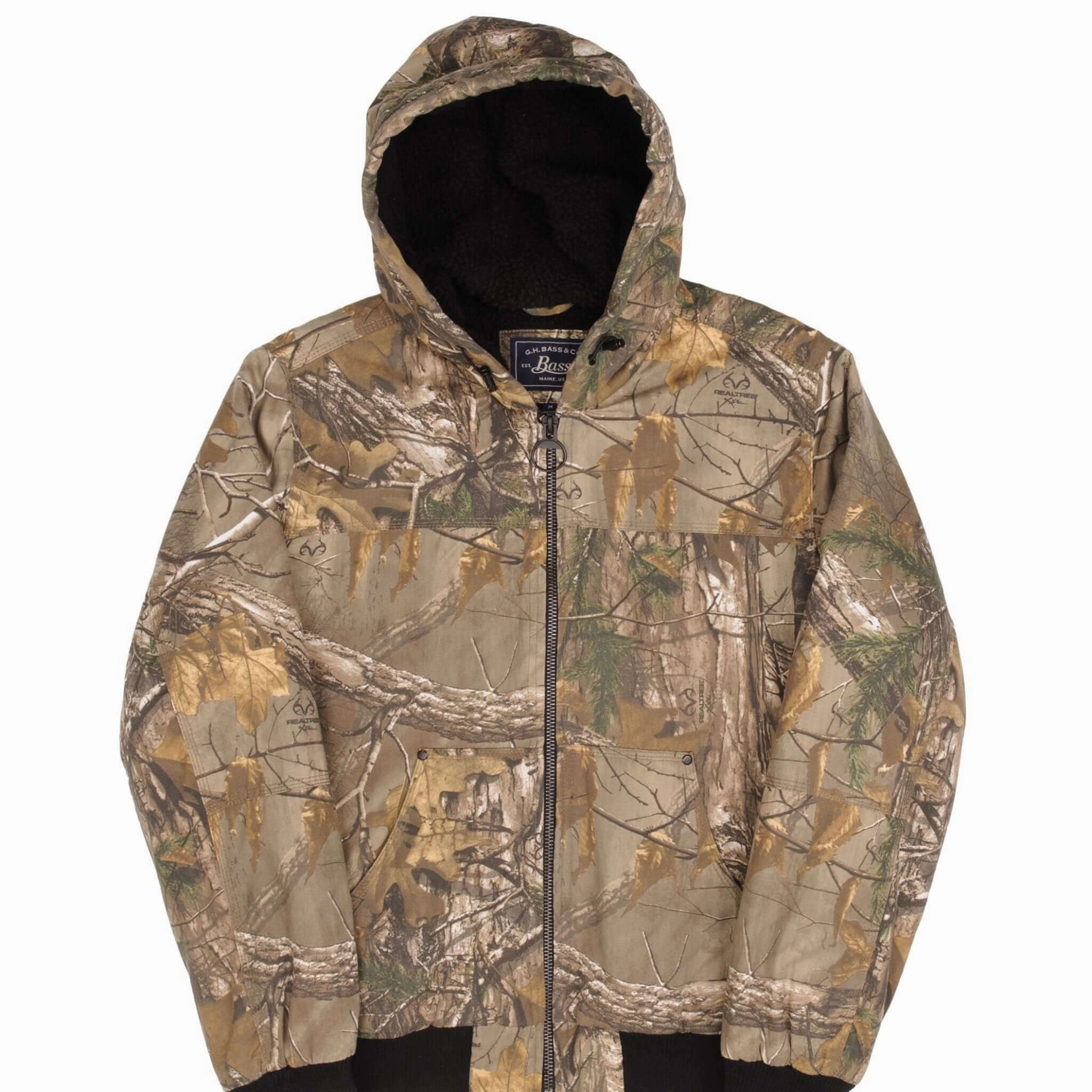 Performance Gear Road Trip VINTAGE REALTREE CAMO SHERPA LINED ACTIVE JACKET SIZE MEDIUM