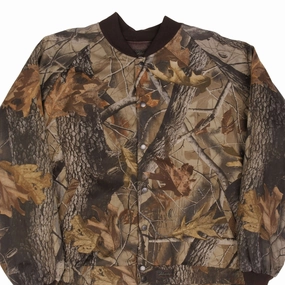Stylish-design Aftershave VINTAGE REALTREE HARDWOODS CAMO BOMBER JACKET SIZE XL