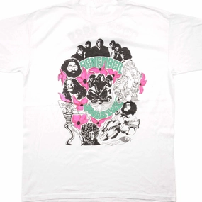 VINTAGE REMEMBER WOODSTOCK FESTIVAL TEE SHIRT 1989 SIZE LARGE Flexible Design Holiday Style