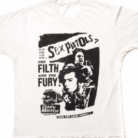 Sleeveless Simple and Relaxed VINTAGE SEX PISTOLS TEE SHIRT SIZE LARGE MADE IN USA