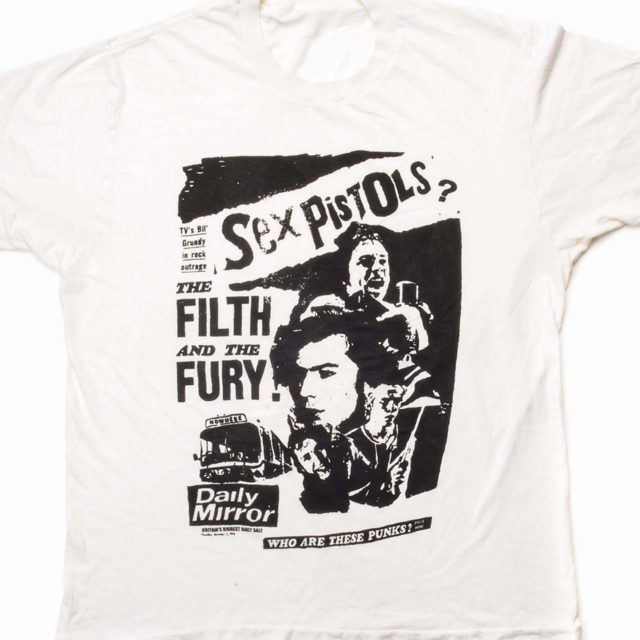 Sleeveless Simple and Relaxed VINTAGE SEX PISTOLS TEE SHIRT SIZE LARGE MADE IN USA