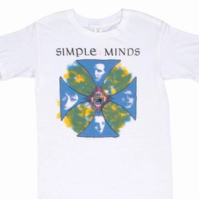 Quick Release Hem VINTAGE SIMPLE MINDS 1980S TEE SHIRT SIZE SMALL MADE IN USA