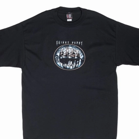 VINTAGE SKINNY PUPPY 1999 TEE SHIRT XL DEADSTOCK Wrinkle-Free Soft Layering